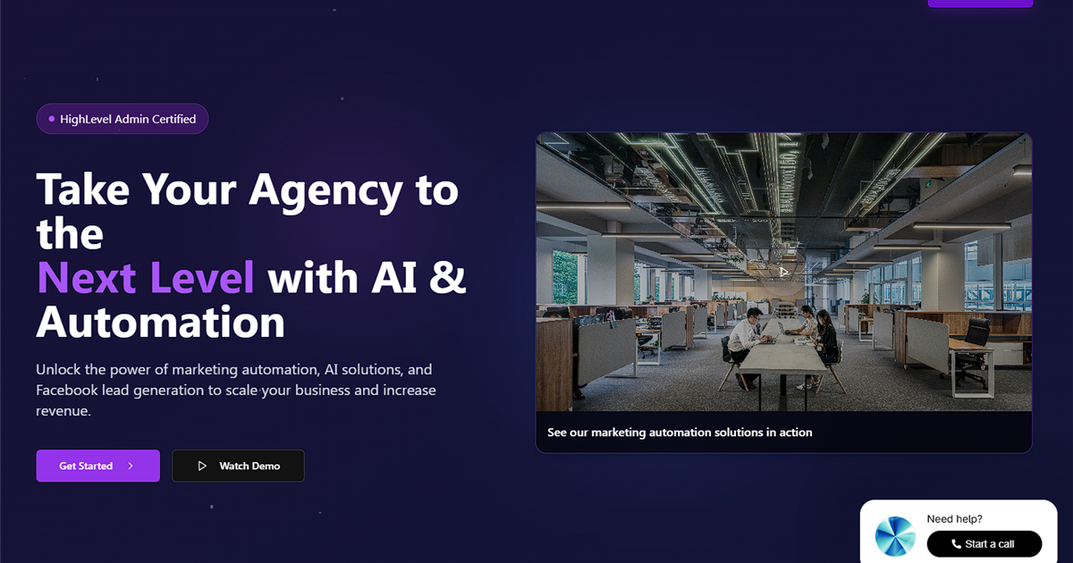 Next Level Agency Solutions - Marketing Automations & AI Services